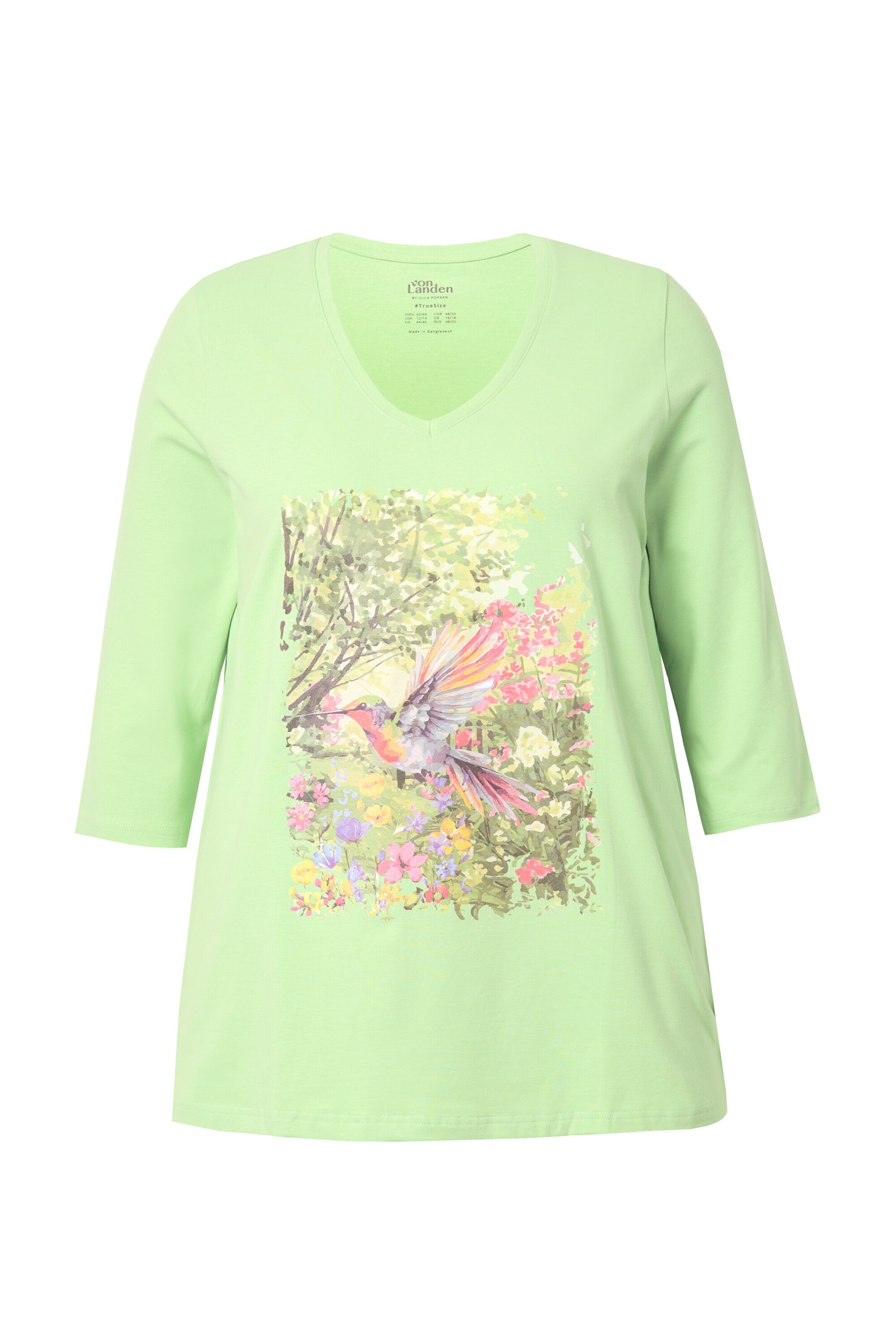 Ulla Popken Shirt in Grün: Vorderseite