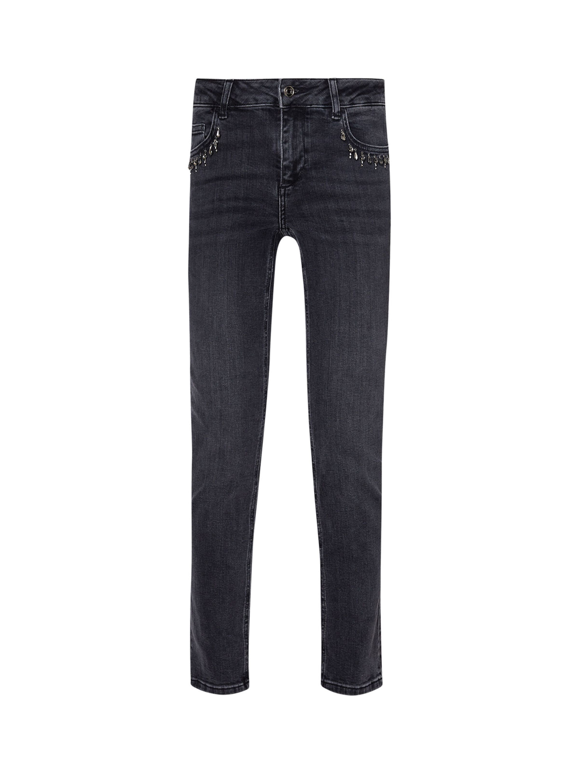 Skinny Jeans di Liu Jo in nero: frontale