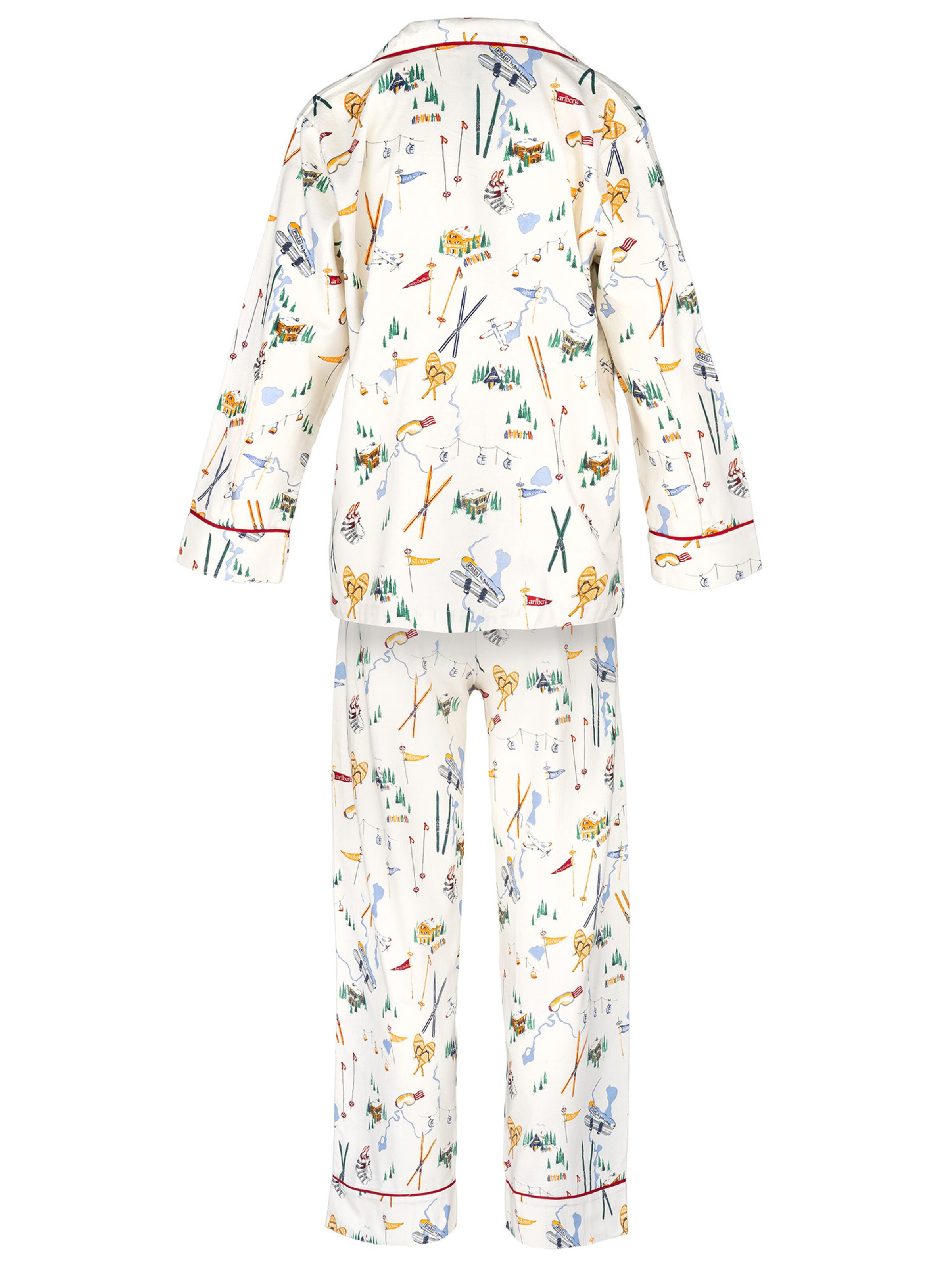 Pyjama ' Cozy Flannel ' Polo Ralph Lauren en beige