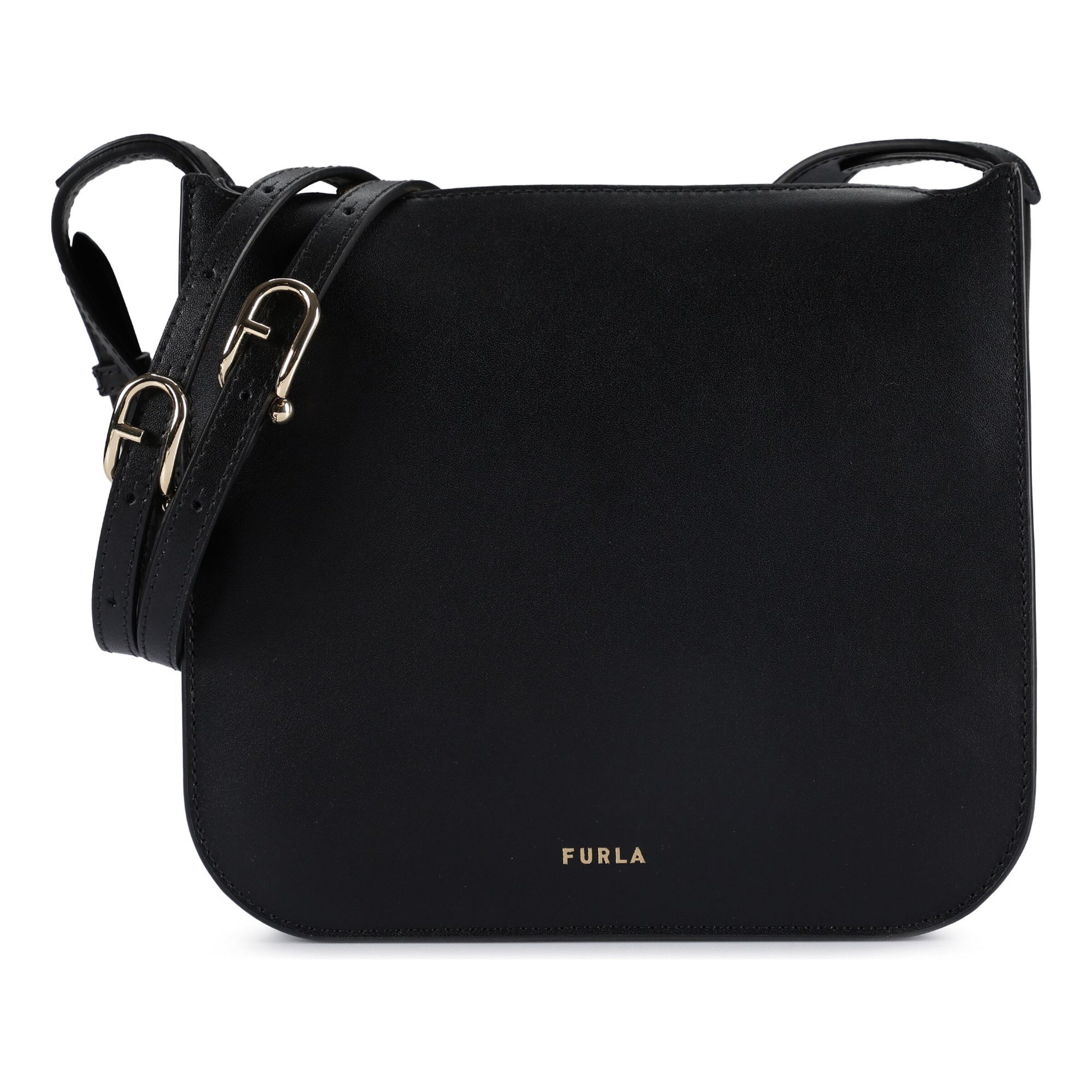 FURLA Crossbody bag ' Ava' in Black: front