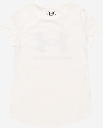 T-Shirt fonctionnel UNDER ARMOUR en blanc