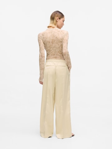 Wide leg Pantaloni di KARL LAGERFELD JEANS in beige