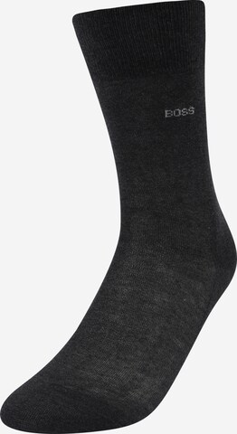 Chaussettes 'George' BOSS en gris : devant