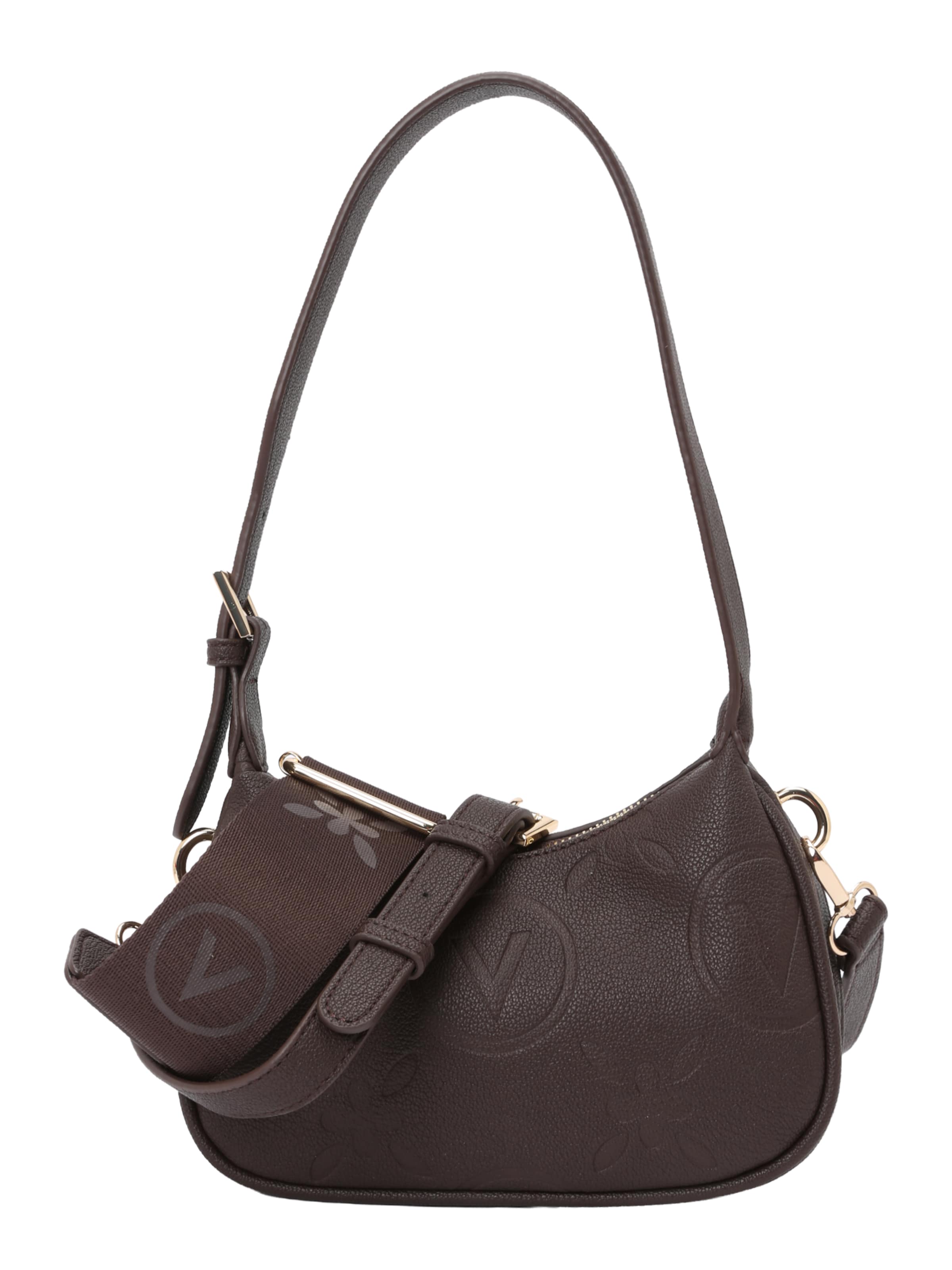 Borsa a spalla 'Samba' di VALENTINO in marrone: frontale