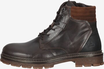 BULLBOXER Lace-Up Boots in Brown