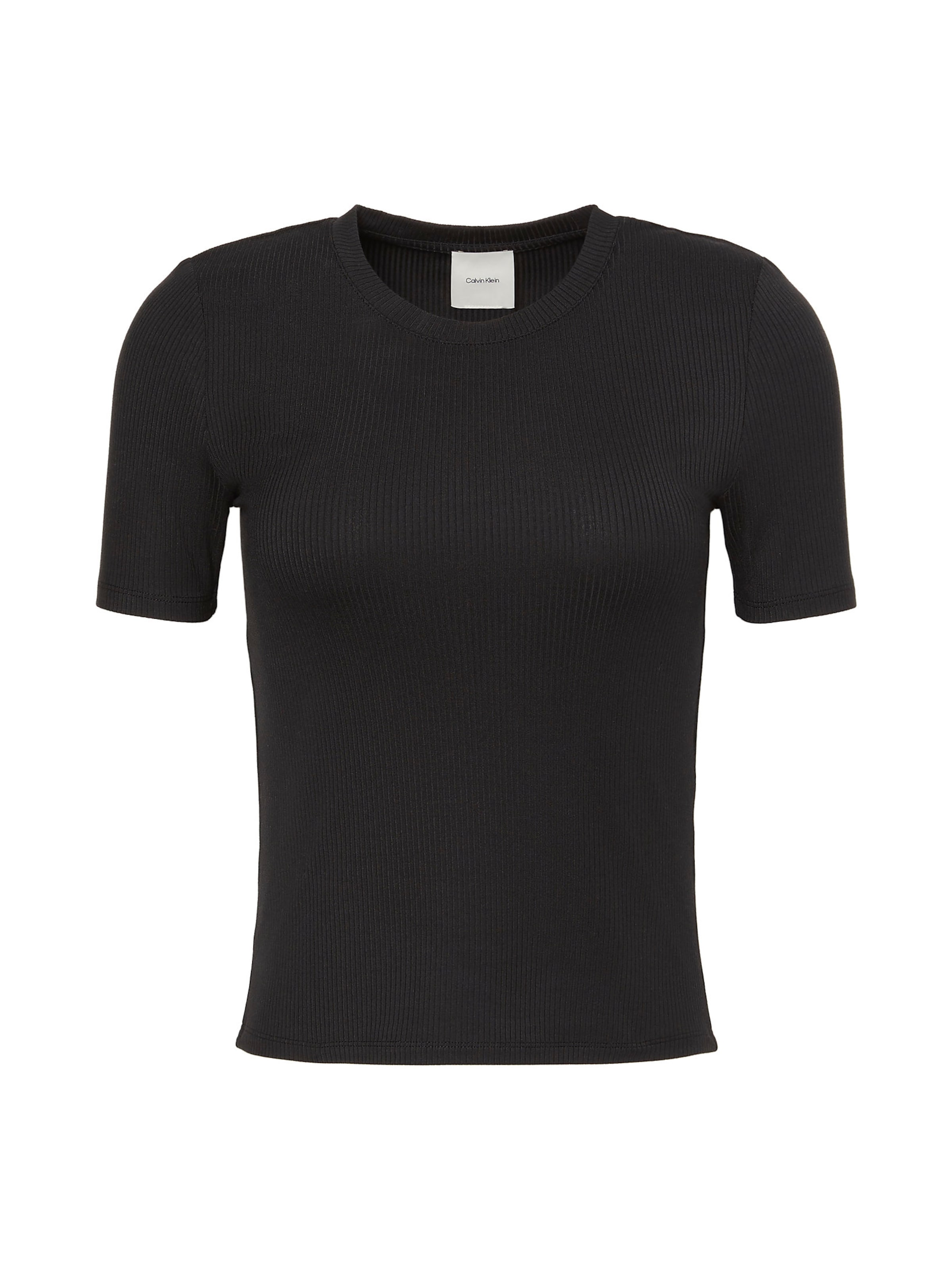Calvin Klein T-shirt en XS en noir, Vue avec produit