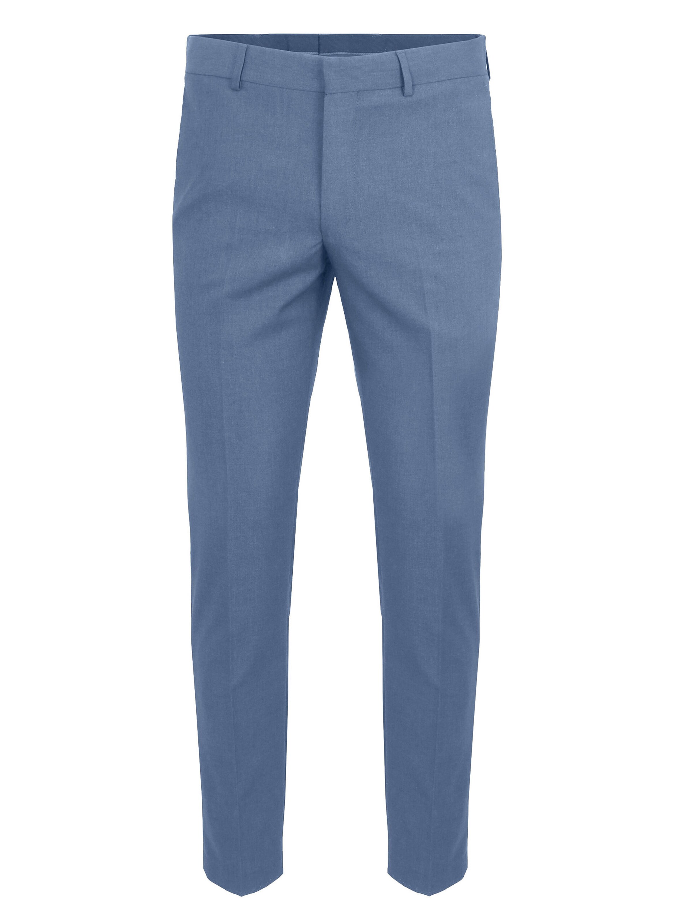 Steffen Klein Broek in Blauw: voorkant