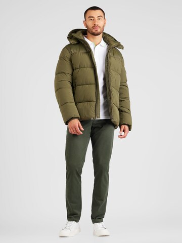 BOSS - Slimfit Calças 'Kaito 1' em verde