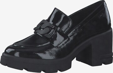 s.Oliver - Sapatos com cunha frontal em preto: frente