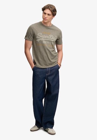 Superdry & Co Μπλουζάκι 'HERITAGE' σε πράσινο
