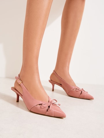 Escarpins à bride arrière Friends Like These en orange