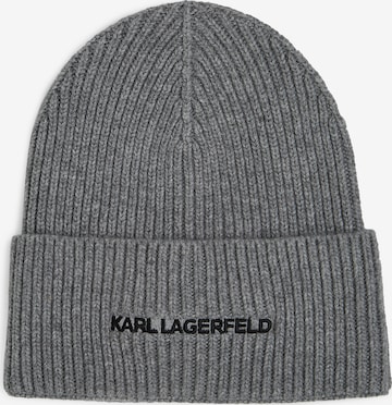 Karl Lagerfeld - Gorra en gris: frente