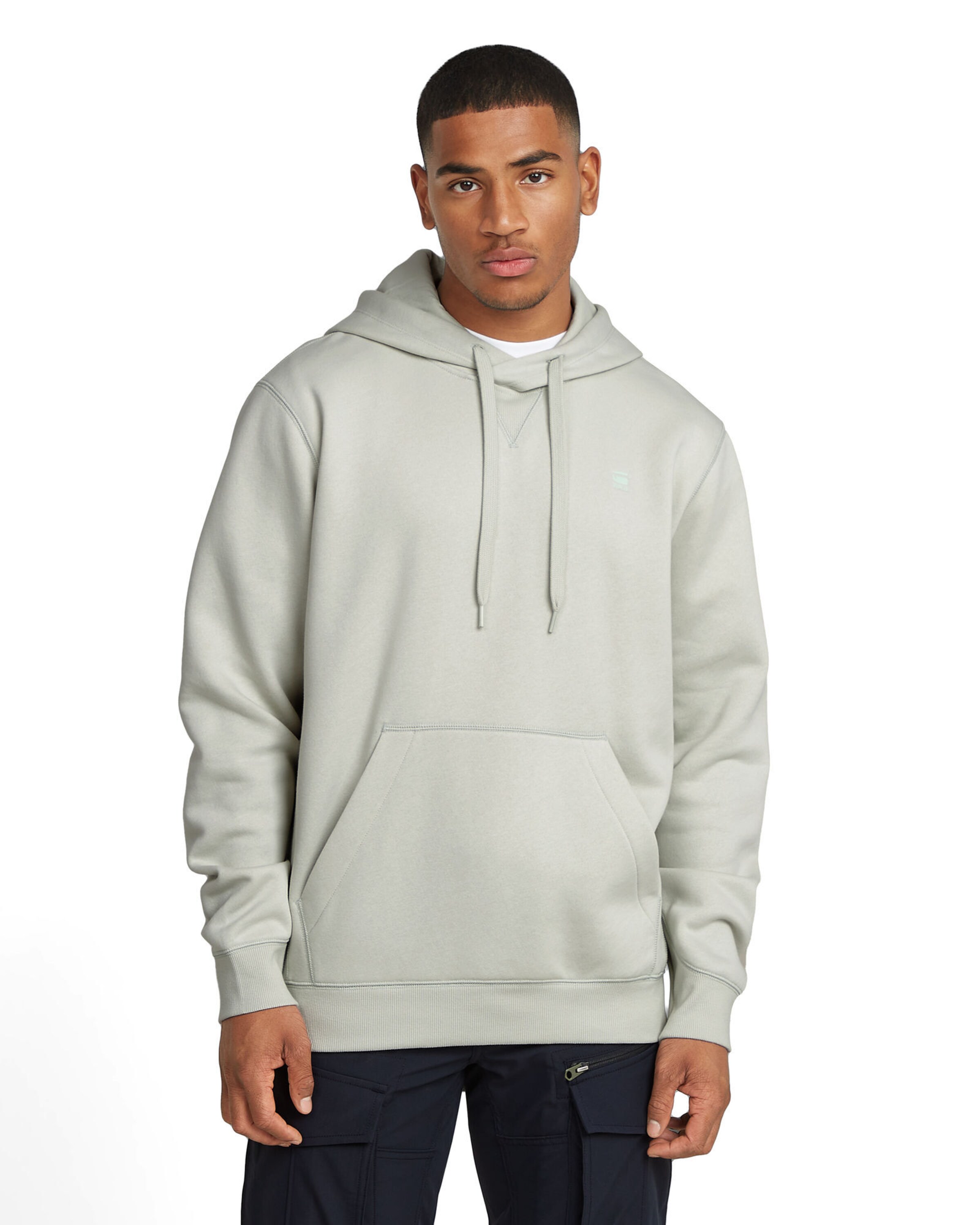 Sweat-shirt 'Premium Core' G-STAR en gris : devant