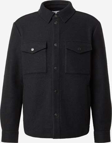 DAN FOX APPAREL - Chaqueta de entretiempo 'The Essential' en negro: frente