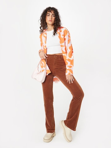 Coupe slim Pantalon 'LISHA' 7 for all mankind en marron