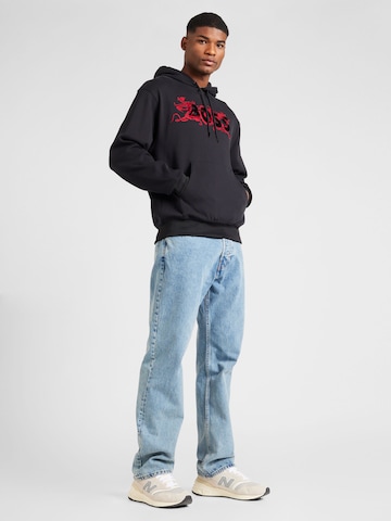 BOSSSweater majica 'Sullivan' - crna boja