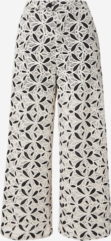 juoda FRNCH PARIS Plačios klešnės Kelnės: priekis