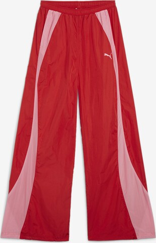 Regular Pantalon de sport 'Dare To' PUMA en rouge : devant
