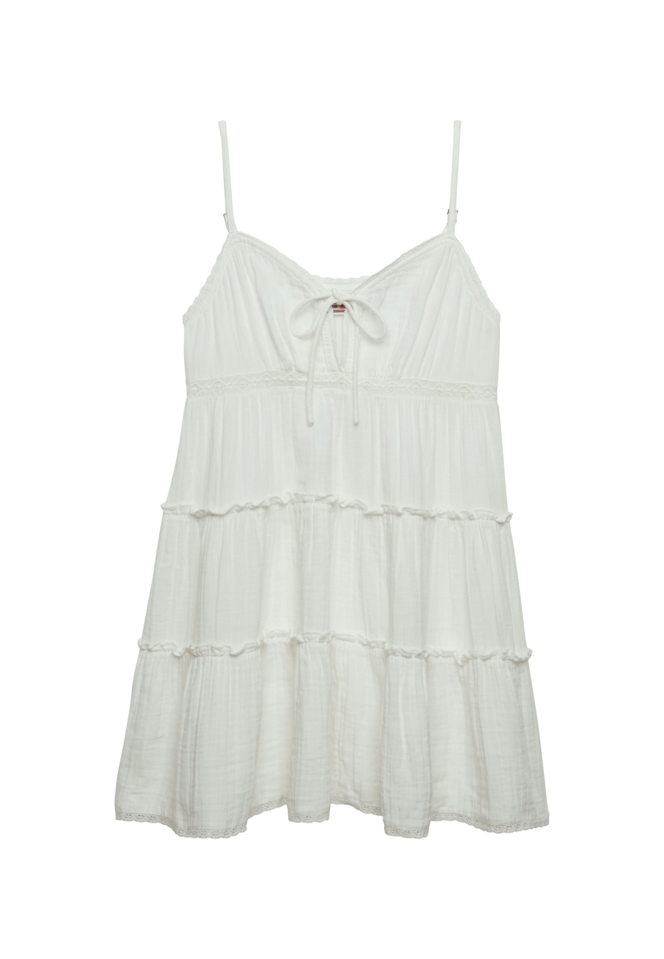 Superdry & Co Zomerjurk in Wit: voorkant