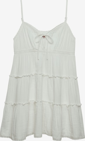 Robe d’été Superdry & Co en blanc : devant