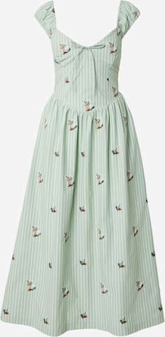 Robe d’été Abercrombie & Fitch en vert : devant