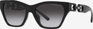 Emporio Armani - Gafas de sol en negro: frente