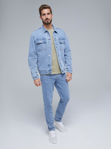 ABOUT YOU x Kevin Trapp Between-Season Jacket 'Francesco' in Blue