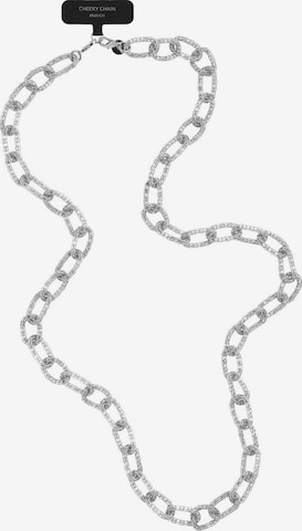 Cheeky Chain Munich Smartphone Case 'Mesh' in Silver: front