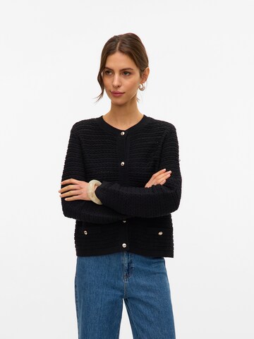 VERO MODA Kampsun 'VMSOLEIL', värv must: eest vaates