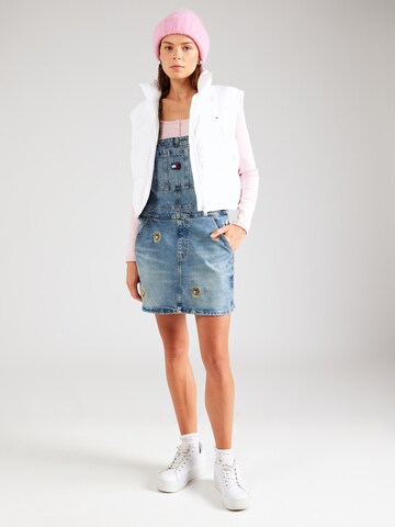 Tommy Jeans Overall Skirt in Blue