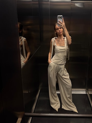 millane Loosefit Παντελόνι σε μπεζ