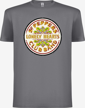 T-Shirt 'Beatles- lonely Hearts Club T-Shirt' The Beatles en gris : devant