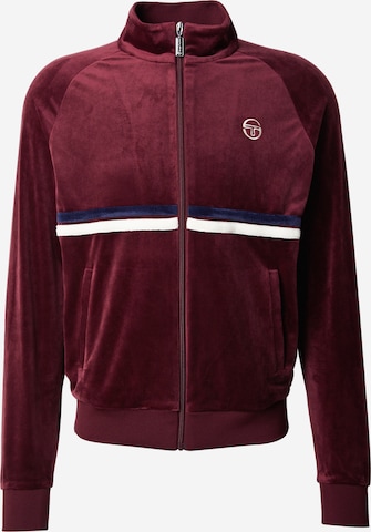 Sergio Tacchini Bluza rozpinana 'Dallas' w kolorze czerwony: przód