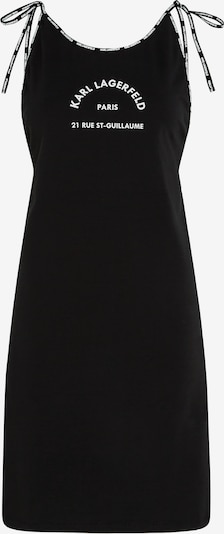 Karl Lagerfeld Vêtement de plage 'Rue St-Guillaume' en noir / blanc, Vue avec produit