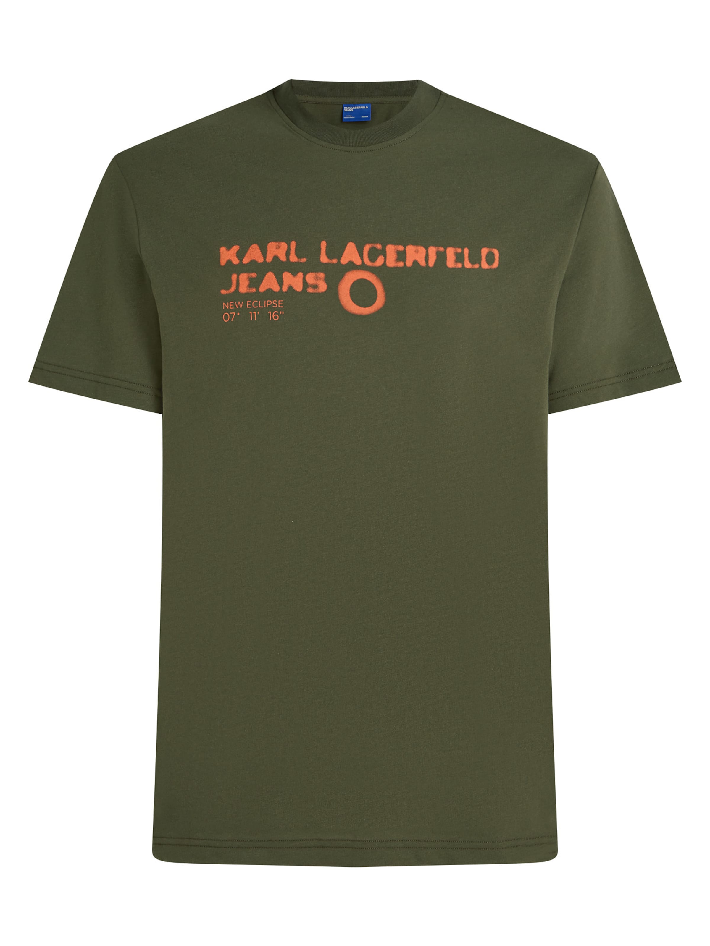 KARL LAGERFELD JEANS - Camisa em verde: frente