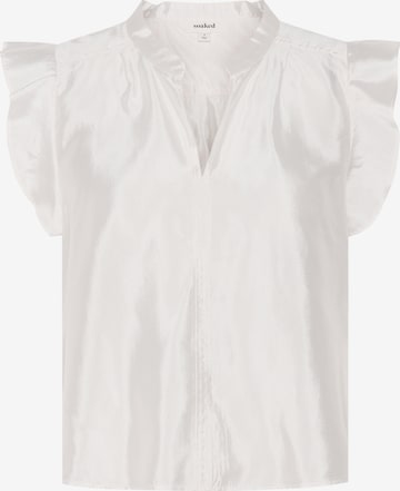 SOAKED IN LUXURY Blouse in Wit: voorkant