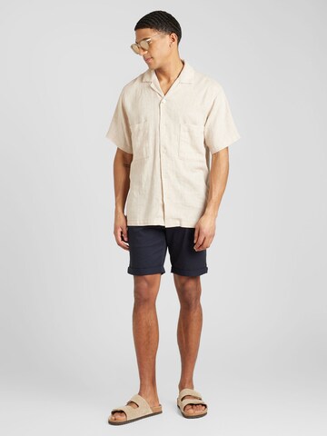 JACK & JONES Štandardný strih Chino nohavice 'MARCO SUMMER' - Modrá