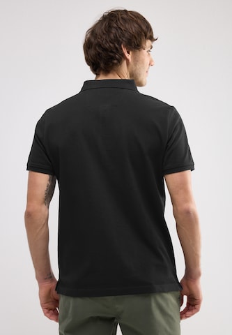 Street One MEN Piquée-Poloshirt in Schwarz