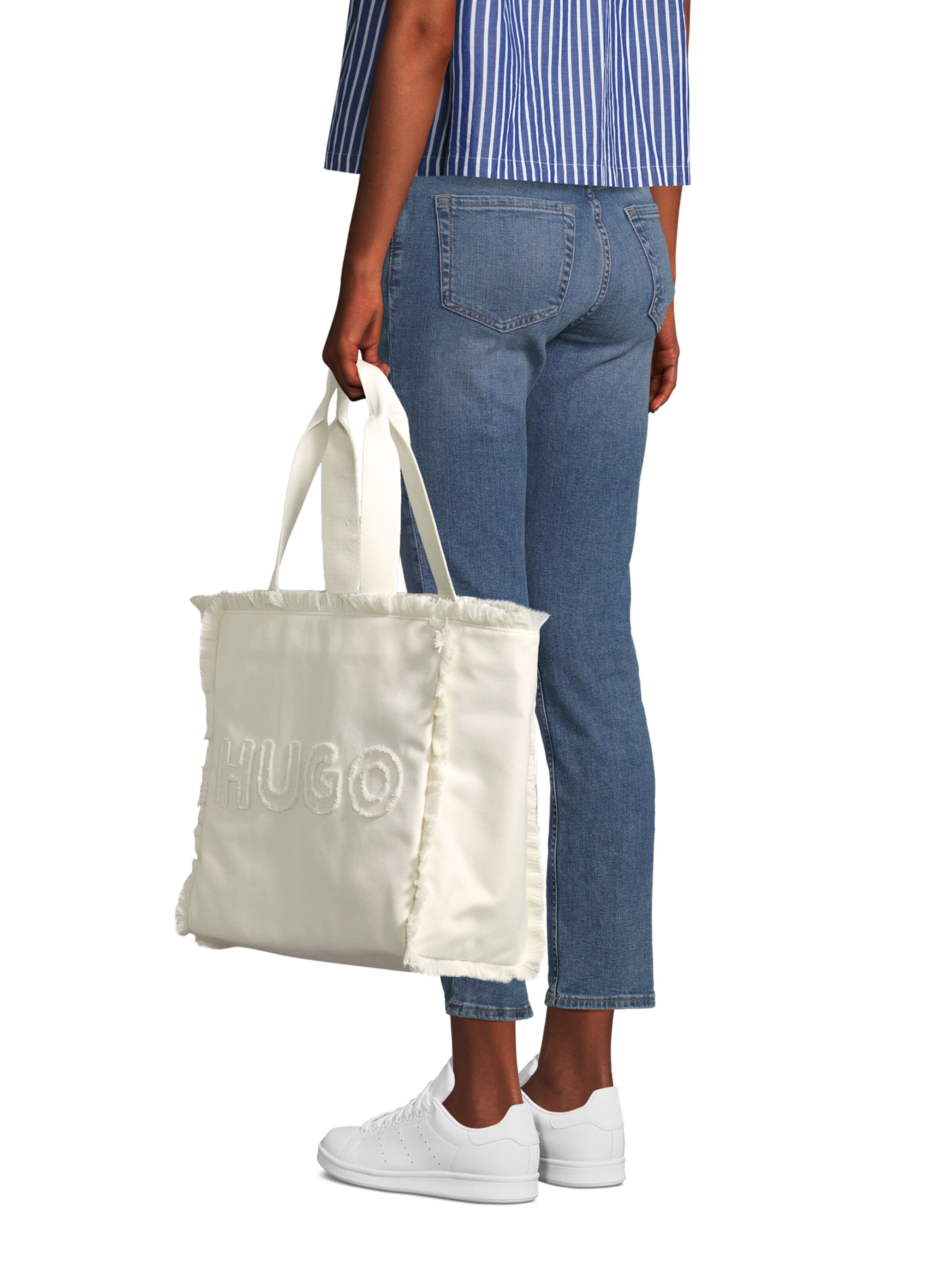 HUGO Shopper 'Becky' in White: front