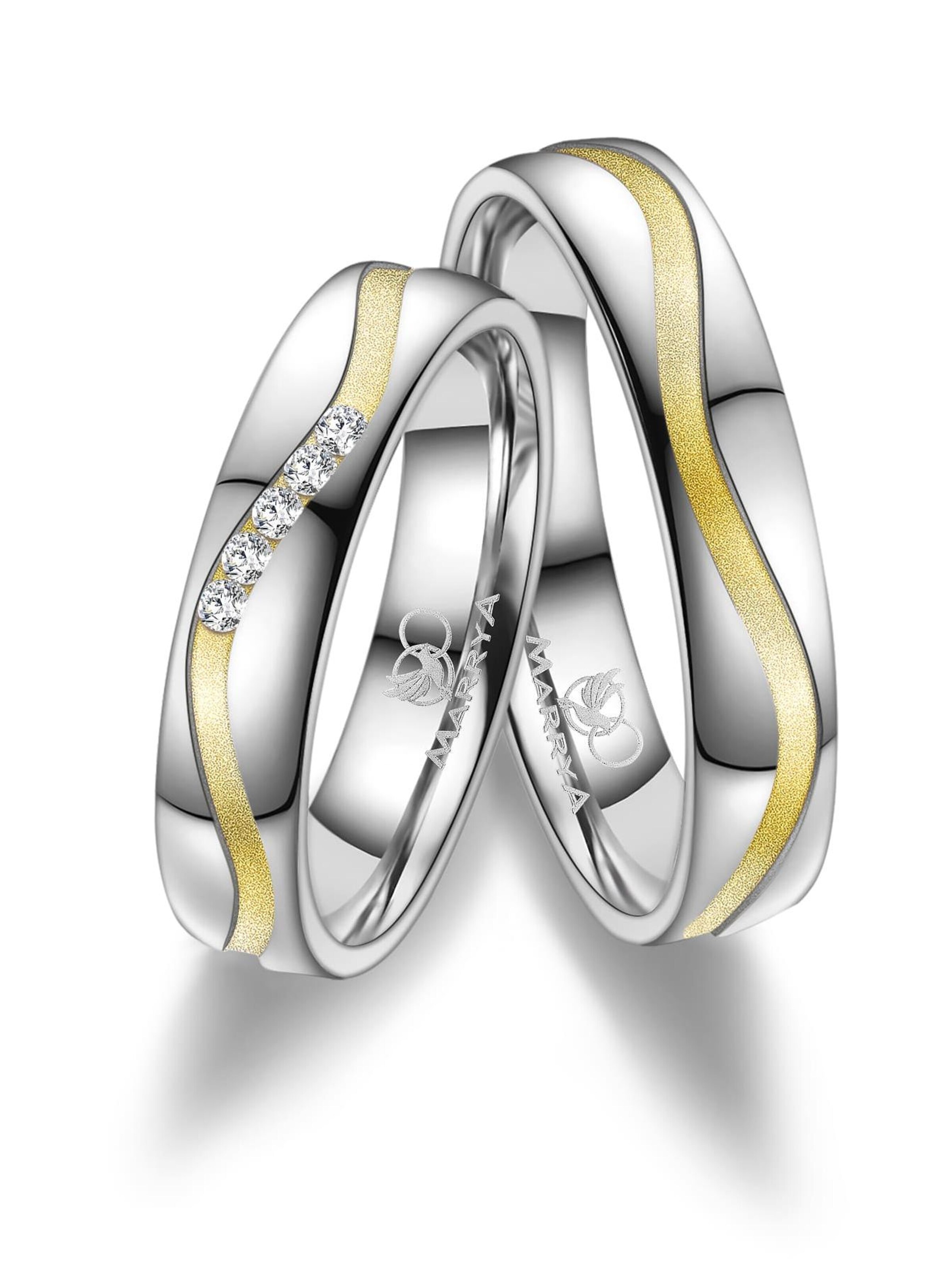 MARRYA - Anillo 'MARRYA SI-27 Ehering aus Silber' en oro