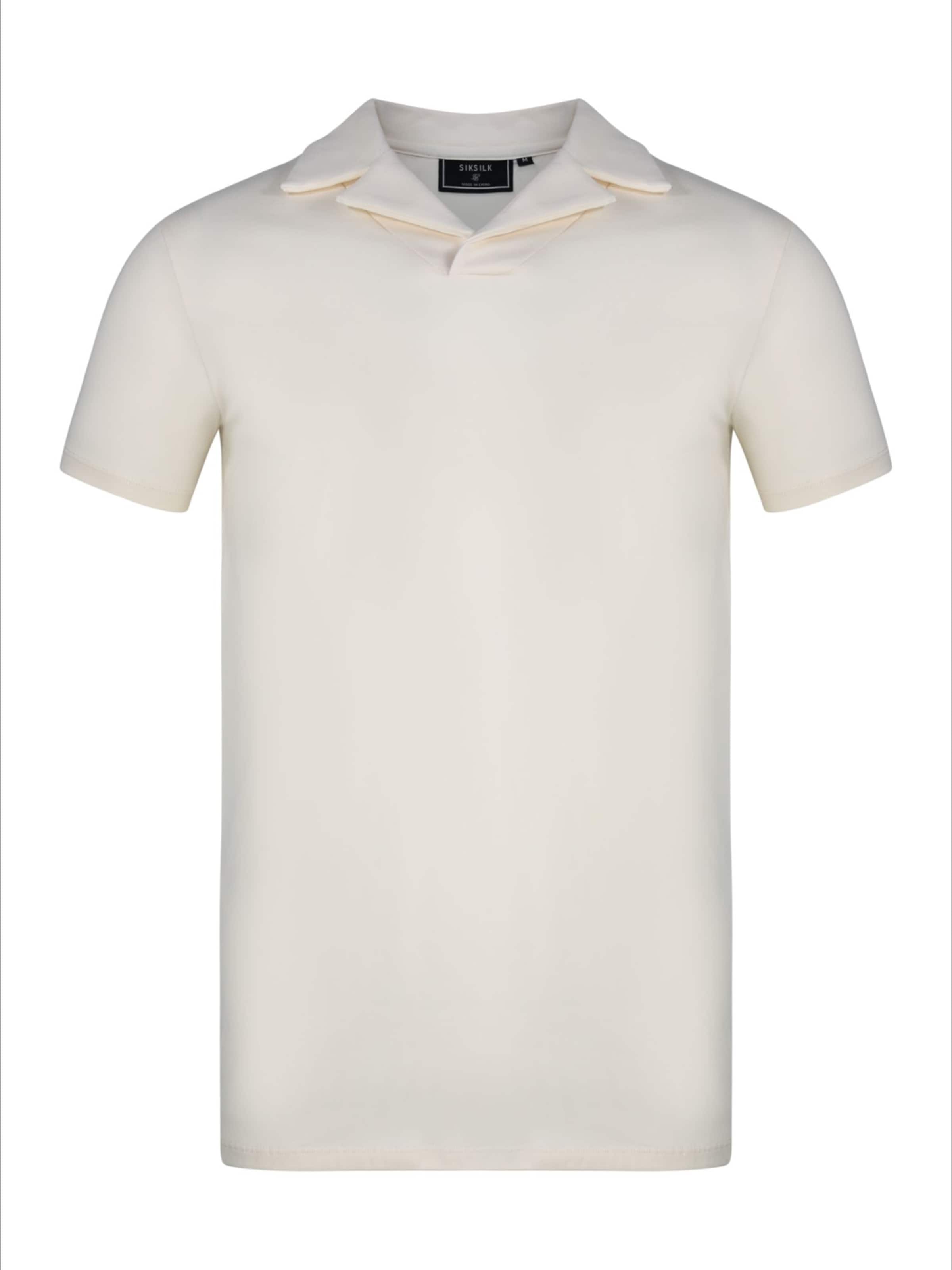 SikSilk Shirt in Beige: voorkant