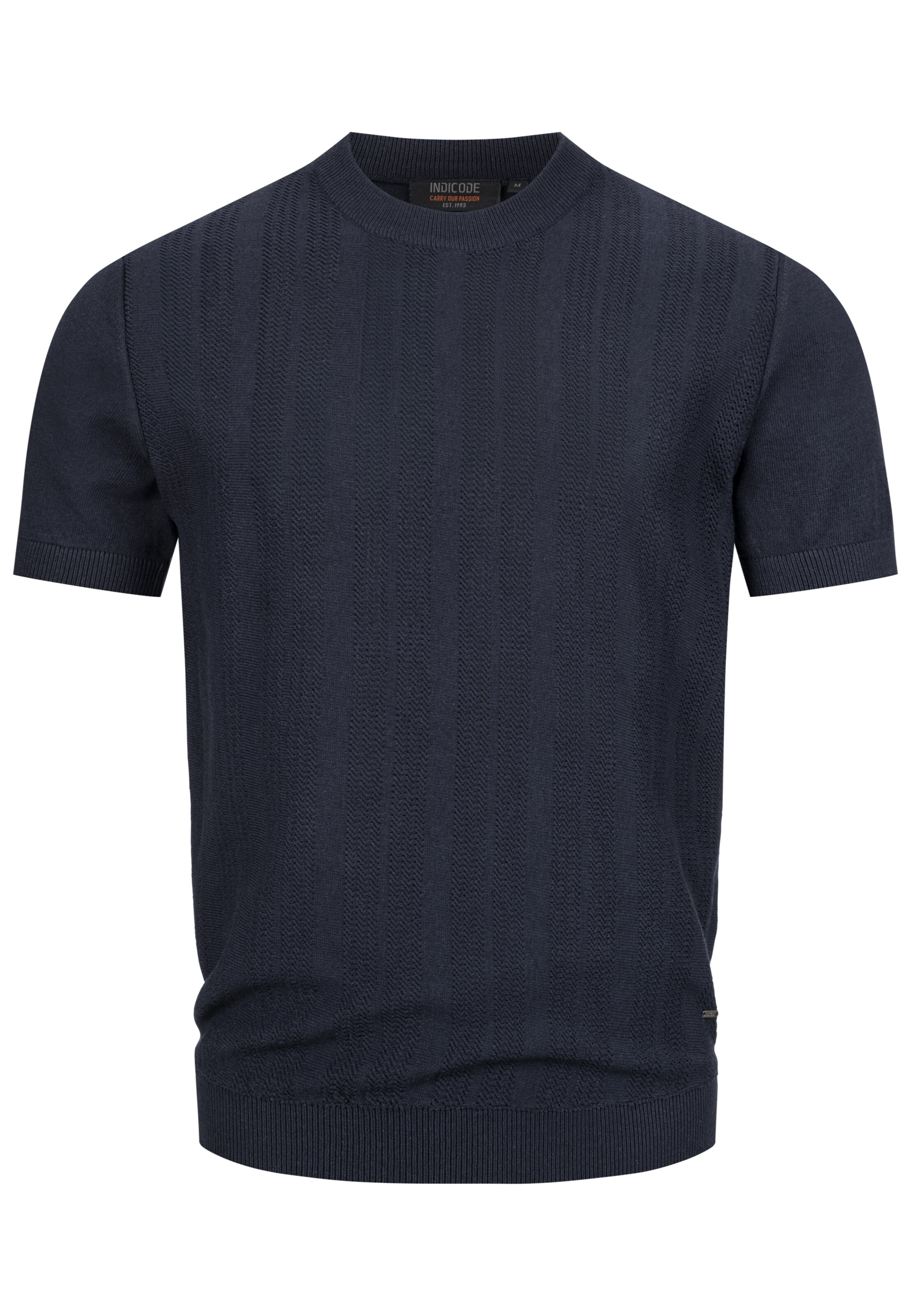 INDICODE JEANS Trui 'INVarson' in Blauw: voorkant