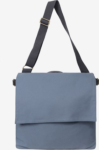 The Organic Company Big Shoulder Bag (GOTS) in Blau: predná strana