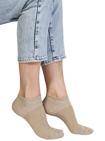 Chaussettes 'MONDI' Sokisahtel en beige : devant