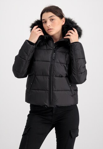 ALPHA INDUSTRIES Vinterjakke i sort