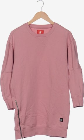G-Star RAW Sweatshirt & Zip-Up Hoodie in M in Pink: front
