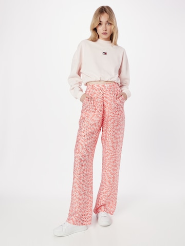 Tommy Jeans Wide Leg Bukser 'DAISY' i pink