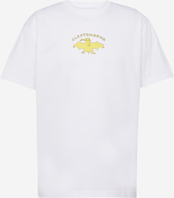 Cleptomanicx Shirt 'Ghost' in White: front