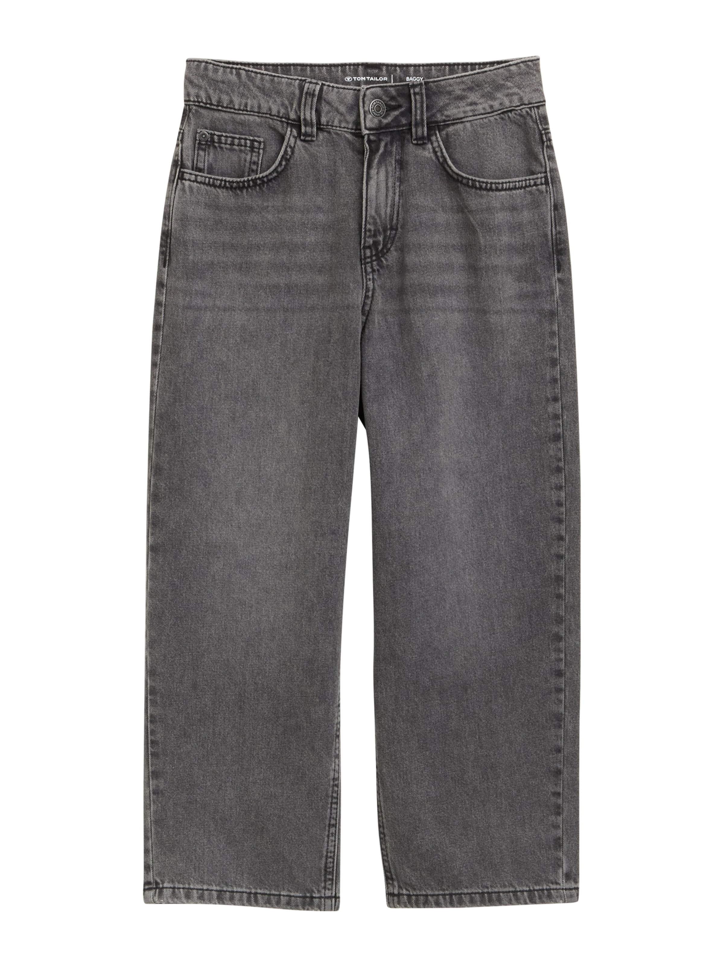 TOM TAILOR Baggy Farkut värissä harmaa: etupuoli