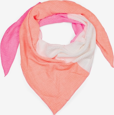 styleBREAKER Tuch '3-Farbiges Musselin Dreieckstuch' in One Size in neonorange, Produktansicht